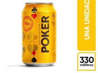 Cerveza Poker en lata